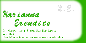 marianna erendits business card